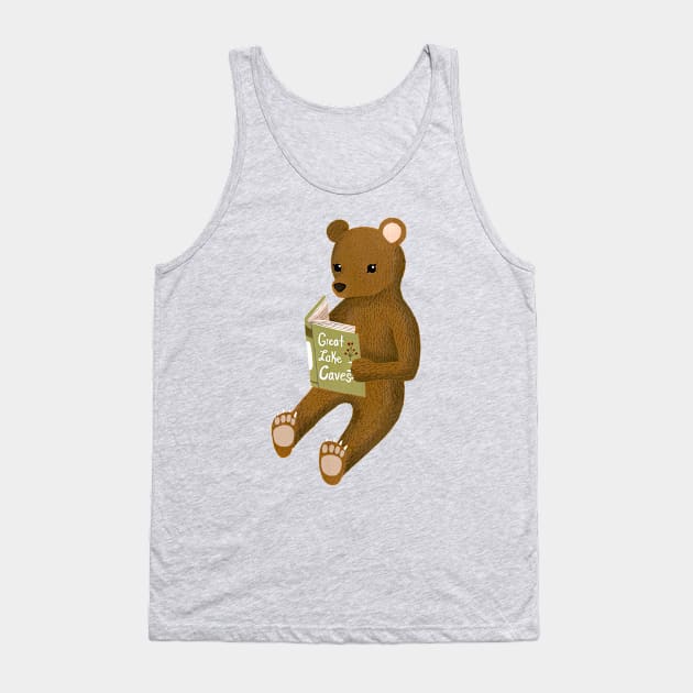 Reading Bear Tank Top by annyamarttinen